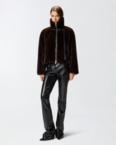 Faux fur blouson jacket -  | Pinko