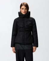 Fully rhinestoned short down jacket -  | Pinko