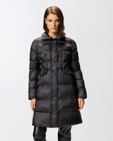 Long semi-glossy down jacket -  | Pinko