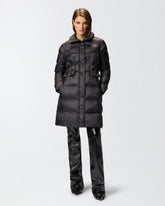 Long semi-glossy down jacket -  | Pinko