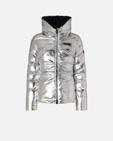 Down jacket in mirror-effect fabric -  | Pinko