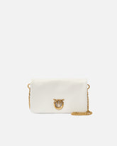 Love Bag Click Soft Horizontal Mini small crossbody clutch in leather -  | Pinko