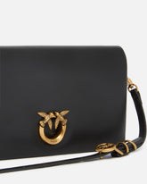 Kleine Umhängetasche Love Bag Click Soft Horizontal Mini aus Leder -  | Pinko