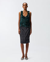 Top with jewel flowers -  | Pinko