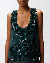 Top with jewel flowers -  | Pinko