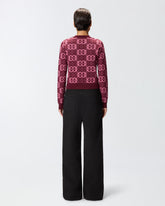 Cropped-Pullover mit Logo Love Birds -  | Pinko