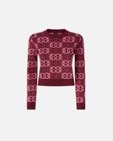 Cropped-Pullover mit Logo Love Birds -  | Pinko