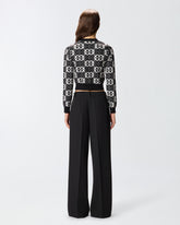 Cropped-Pullover mit Logo Love Birds -  | Pinko