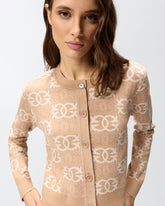 Cardigan mit Logo Love Birds -  | Pinko