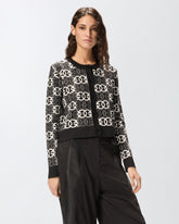 Cardigan mit Logo Love Birds -  | Pinko