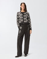 Cardigan mit Logo Love Birds -  | Pinko