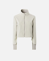 Slim-fit cropped jacket with drawstring -  | Pinko