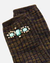 Socks with jewel embroidery -  | Pinko