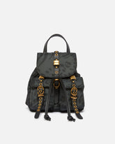 Kleiner Rucksack aus Nylon mit Animalprint -  | Pinko