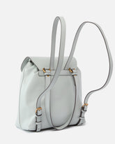 Mittlerer Rucksack Saddle Backpack aus Leder mit Logo-Ringen -  | Pinko