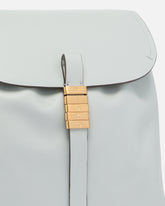 Mittlerer Rucksack Saddle Backpack aus Leder mit Logo-Ringen -  | Pinko