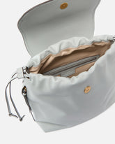 Mittlerer Rucksack Saddle Backpack aus Leder mit Logo-Ringen -  | Pinko