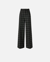 Weite Hose mit Karomuster -  | Pinko