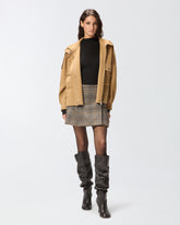 Wickel-Minirock mit Karomuster -  | Pinko