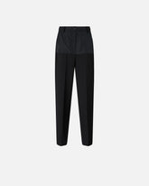 Dual-fabric skinny trousers -  | Pinko