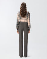 Long trousers with rear zip -  | Pinko