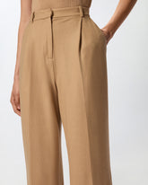 Wide-leg trousers with straps -  | Pinko