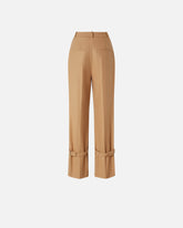 Wide-leg trousers with straps -  | Pinko