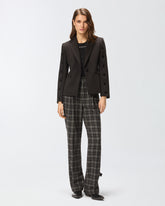 Lange Hose mit Karomuster -  | Pinko