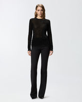 Eng anliegender Pullover aus Netz-Tüll -  | Pinko