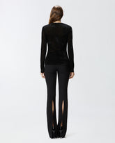 Eng anliegender Pullover aus Netz-Tüll -  | Pinko