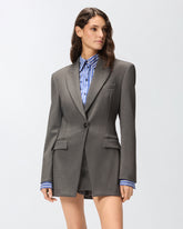 Taillierte Jacke mit Raffung -  | Pinko