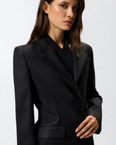 Pinstriped blazer with strap -  | Pinko