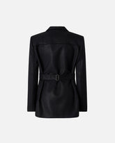 Pinstriped blazer with strap -  | Pinko