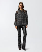 Check shirt with lace -  | Pinko