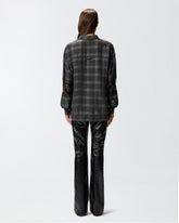 Check shirt with lace -  | Pinko