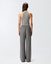 Lange Wide-Leg-Hose aus Wollmix -  | Pinko