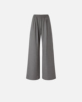 Lange Wide-Leg-Hose aus Wollmix -  | Pinko