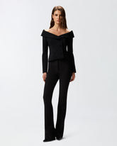 Eng anliegende, schulterfreie Jacke -  | Pinko