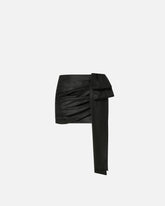 Pinstriped mini skirt with bow -  | Pinko
