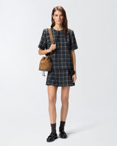 Check mini dress -  | Pinko