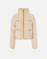 Bouclé down jacket with pockets -  | Pinko