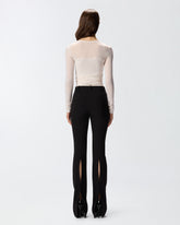 Wool-blend sweater with knot detail -  | Pinko