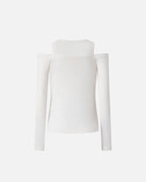 Long-sleeved sweater with open shoulders -  | Pinko