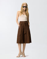 Fluid long shorts in cotton -  | Pinko