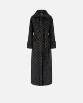 Trenchcoat mit Strass und Nieten -  | Pinko