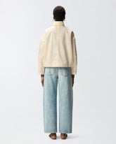 Blouson jacket with all-over micro studs -  | Pinko