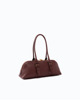 Escape Bag Horizontal large shoulder bag in full-grain leather -  | Pinko