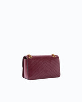 Mini Love Bag One Light small handbag in chevron leather -  | Pinko