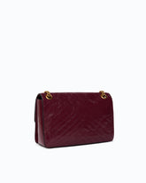 Medium Love One Light crossbody bag in glossy leather - Pink | Pinko