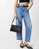 Mittelgroße Schultertasche Belt Bag aus Leder -  | Pinko